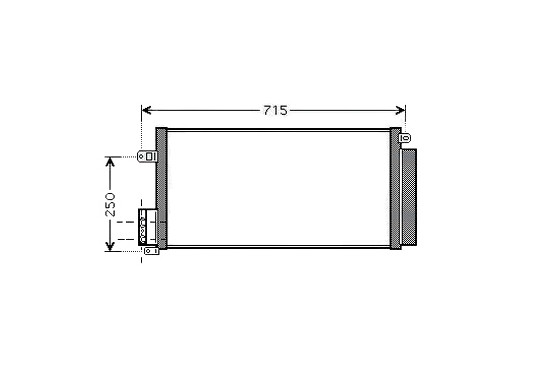 Condensor, airconditioning FTA5310D Ava Quality Cooling