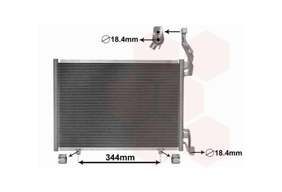 Condensor, airconditioning 18015702 International Radiators