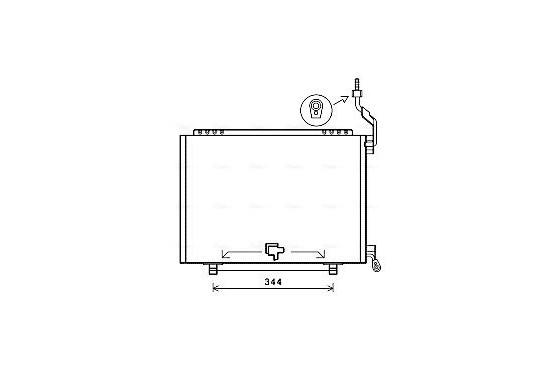 Condensor, airconditioning FD5610 Ava Quality Cooling