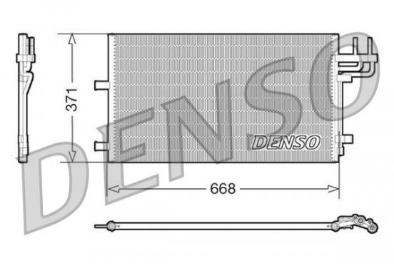 Airco condensor DCN10007