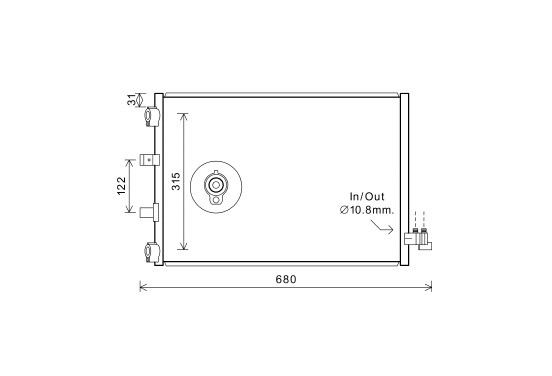 AIRCOCONDENSOR 18005487 International Radiators