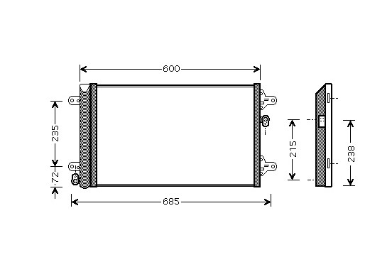 AIRCO CONDENSOR 58005183 International Radiators