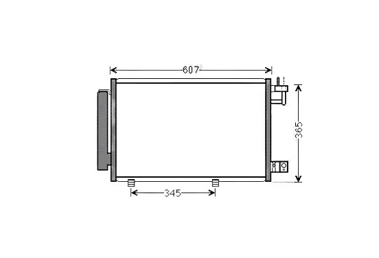 Condensor, airconditioning FDA5439D Ava Quality Cooling