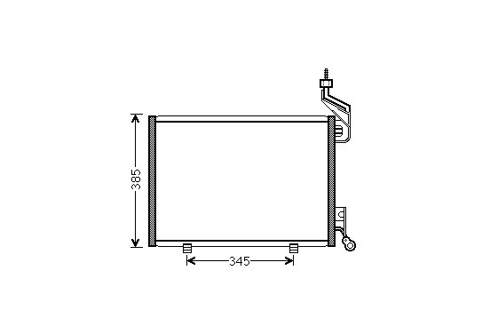 CONDENSOR FD FIESTA VI 1.6TDCi vanaf '08 18005444 International Radiators Plus