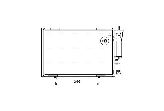 Condensor, airconditioning FD5490D Ava Quality Cooling