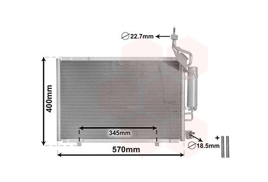 CONDENSOR MET DROGER 18015706 International Radiators Plus