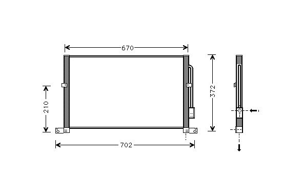 AIRCO CONDENSOR tot 12/'01 18005302 International Radiators