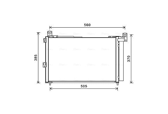 Condensor, airconditioning FDA5486D Ava Quality Cooling