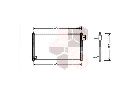 CONDENSOR HD PRELUDE 5/S2000 97- 25005111 International Radiators