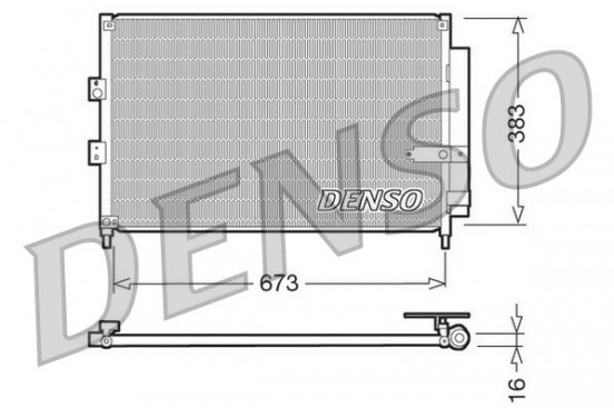 Airco condensor DCN40003