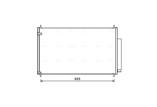 Condensor, airconditioning HD5279D Ava Quality Cooling