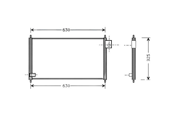 Condensor, airconditioning HD5111 Ava Quality Cooling