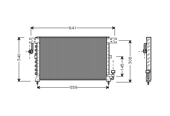 AIRCO CONDENSOR Zie Foto 82005038 International Radiators