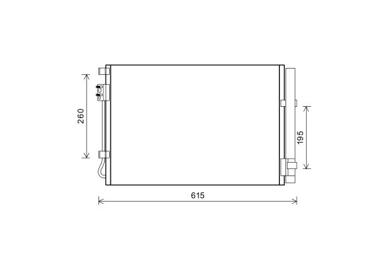 CONDENSOR ACCENT IV/RIO NT-D 10- 82005269 International Radiators