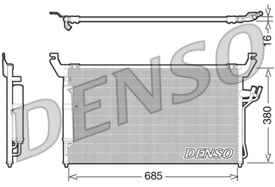 Airco condensor DCN46013