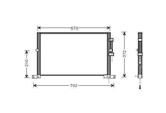 CONDENSOR ARD 77005032X International Radiators