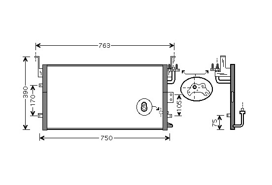 CONDENSOR 82005135 International Radiators