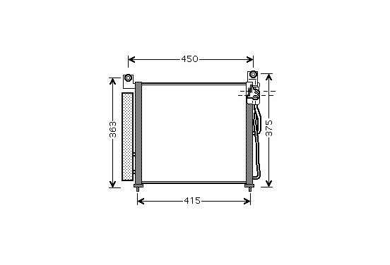 AIRCO CONDENSOR 1.0 / 1.1 83005065 International Radiators