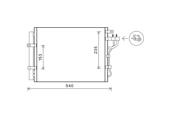 AIRCOCONDENSOR 83005188 International Radiators