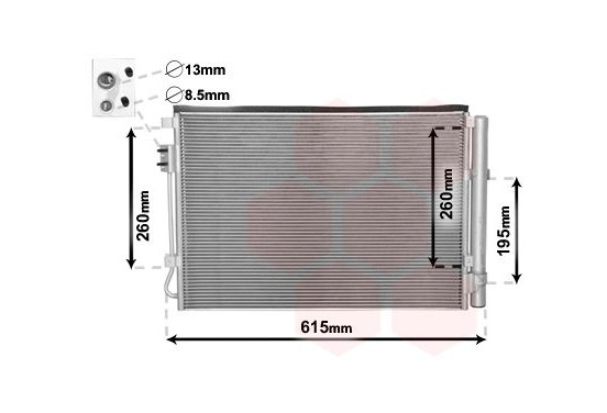 AIRCOCONDENSOR 82005207 International Radiators