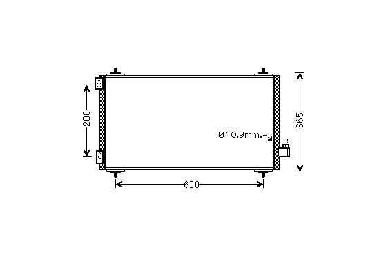 CONDENSOR C8/ULYSSE/807 22TD vanaf '06 09005271 International Radiators