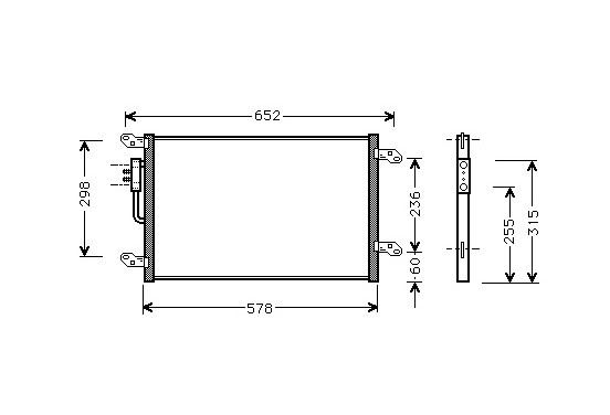 AIRCO CONDENSOR -02 73005080 International Radiators