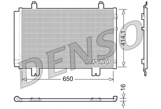 Airco condensor DCN51009