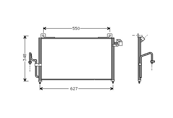 AIRCO CONDENSOR niet voor DIESEL 27005147 International Radiators