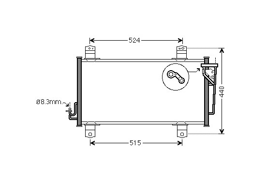 AIRCOCONDENSOR 27005231 International Radiators