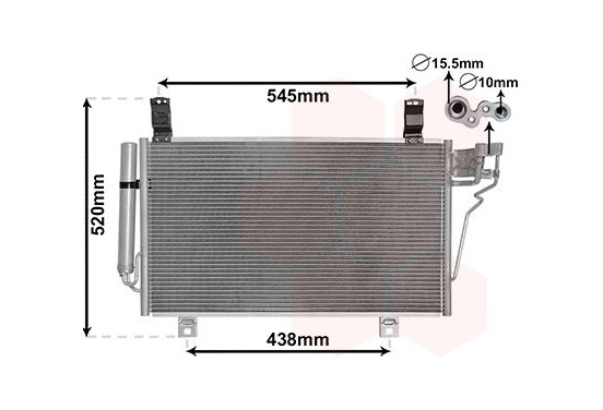 Condensor, airconditioning 27015700 International Radiators