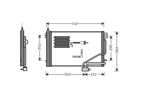 AIRCO CONDENSOR Diesel 30005298 International Radiators Plus