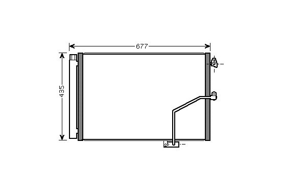 CONDENSOR MBW204 C-KL/GLK 07- 30005450 International Radiators