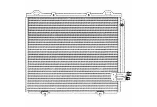 Condensor, airconditioning MS5232 Ava Quality Cooling