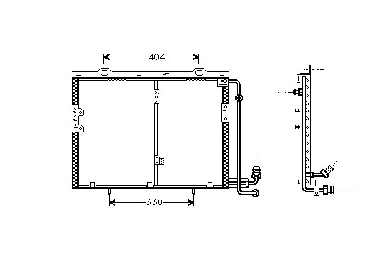 AIRCO CONDENSOR 1/8 / 2.0 / 2.2 30005207 International Radiators