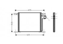 CONDENSOR MB VITO/V-CL G/D 95tot '03