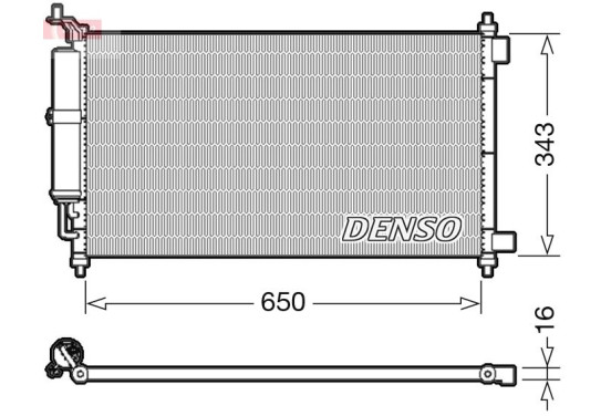 Airco condensor DCN46020