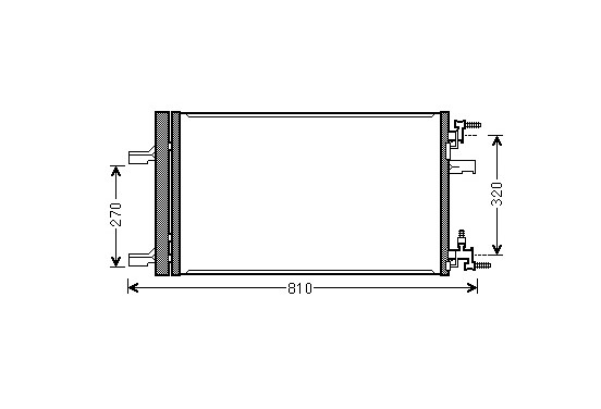 Airo condensor ASTRA J/CRUZE/ORLANDO 09- 37005499 International Radiators Plus