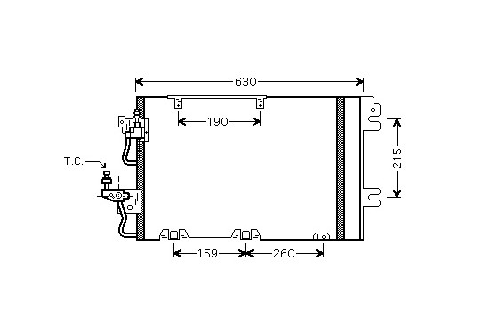 AIRCO CONDENSOR 1.8  AT 37005367 International Radiators