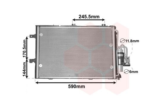 Condensor, airconditioning 37015307 International Radiators