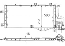 Condensor, airconditioning