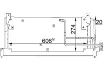 Condensor, airconditioning