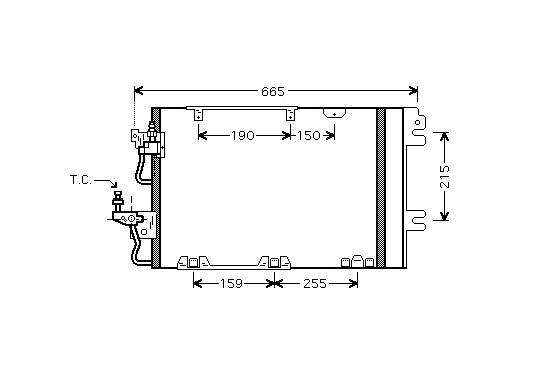 AIRCO CONDENSOR 2.0  MT 37005384 International Radiators