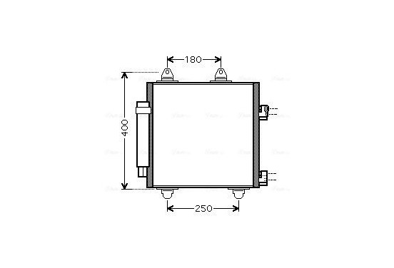 Condensor, airconditioning TOA5414D Ava Quality Cooling