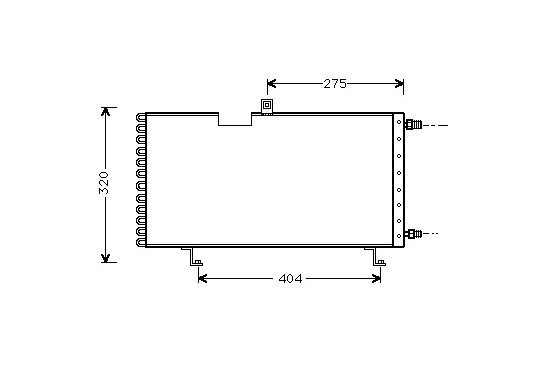 CONDENSOR P205/309 83- 40005158 International Radiators