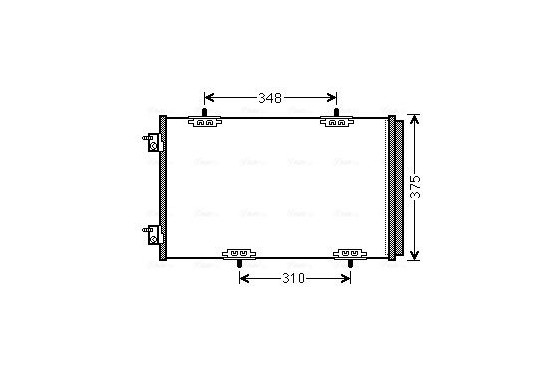 Condensor, airconditioning CN5290D Ava Quality Cooling