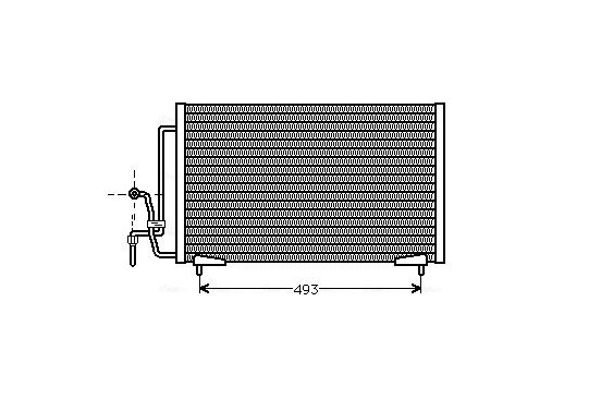 Condensor, airconditioning PE5184 Ava Quality Cooling