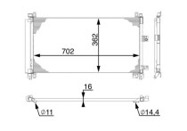 Condensor, airconditioning