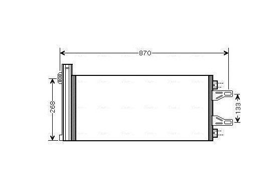 Condensor, airconditioning CNA5248D Ava Quality Cooling