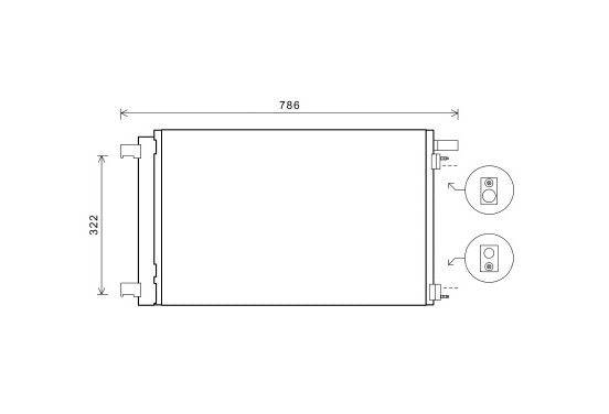 CONDENSOR 308 1.6 i  THP 07/10- 40005364 International Radiators