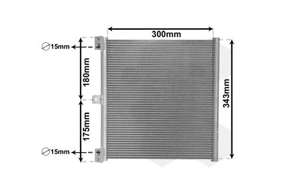 Condensor, airconditioning 74015701 International Radiators